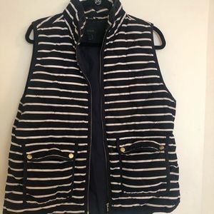 J. Crew Striped Vest